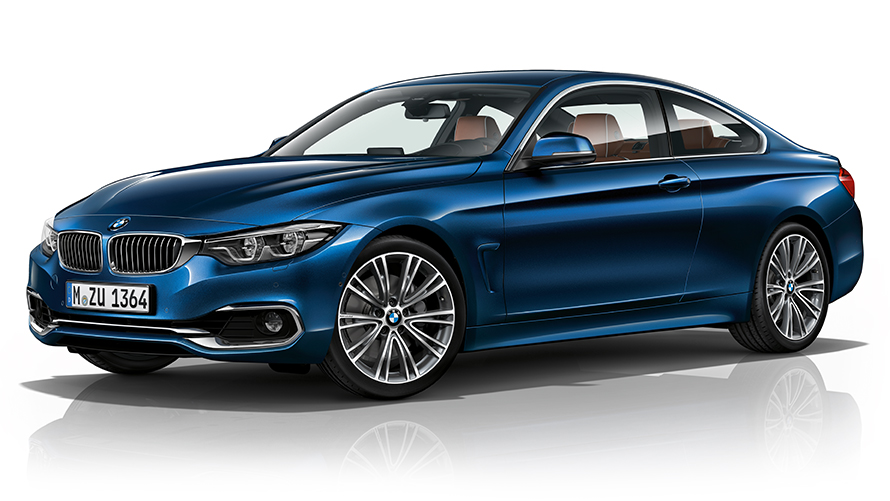 BMW 4-serie Coupé BMW Individual set forfra let drejet BMW 4-serie Coupé BMW Individual set forfra let drejet