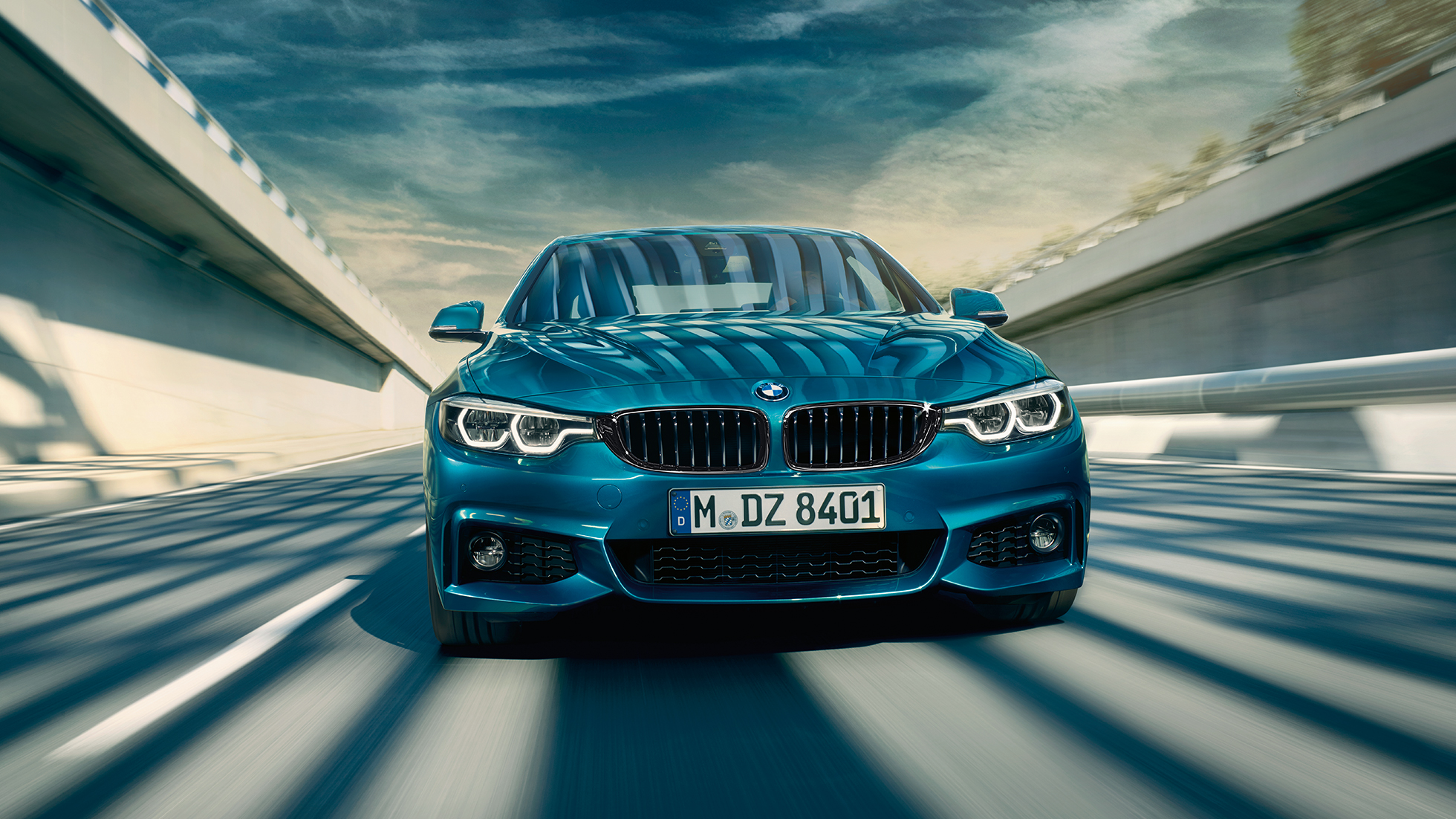 BMW 4-serie Coupé, standardoptagelse af forenden BMW 4-serie Coupé, standardoptagelse af forenden
