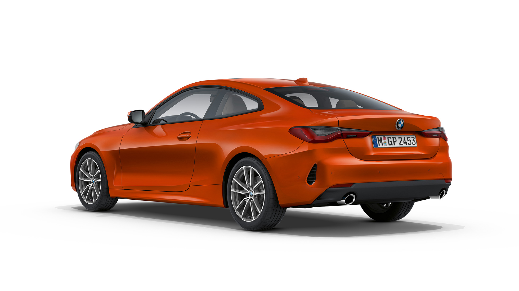 BMW 4-serie Coupé G22 2020 basisversion set bagfra let drejet BMW 4-serie Coupé G22 2020 basisversion Sunset Orange metallic set bagfra let drejet
