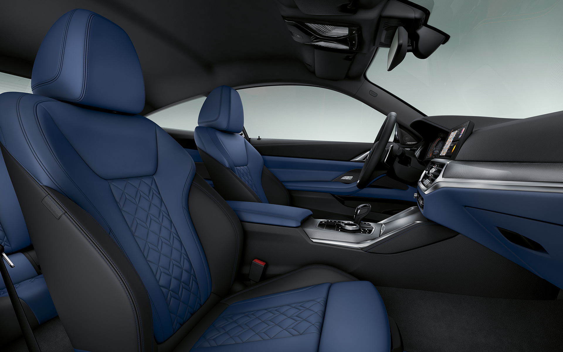 BMW Individual udvidet læderpakke 'Merino' | Fjord Blue/sort BMW 4-serie Coupé Individual 2020 G22 BMW Individual udvidet læderpakke 'Merino' | Fjord Blue/sort BMW 4-serie Coupé Individual 2020 G22