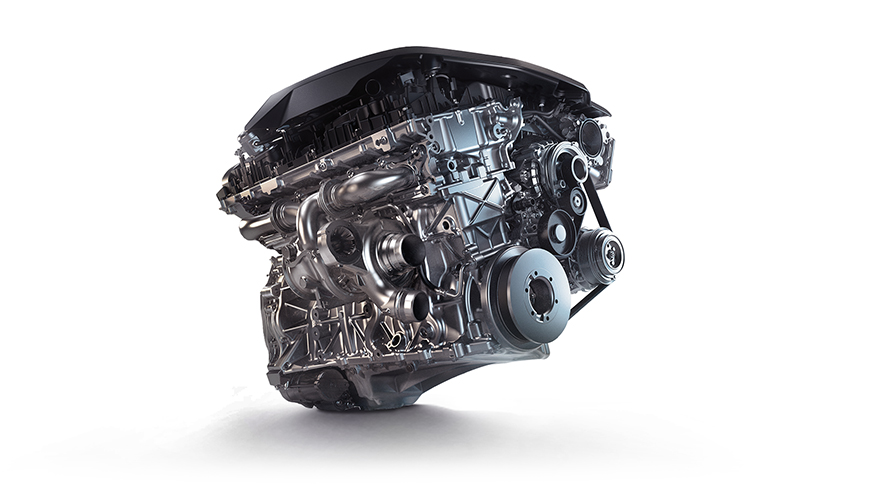 BMW 4-serie Gran Coupé 6-cylindret benzinrækkemotor BMW 4-serie Gran Coupé 6-cylindret benzinrækkemotor