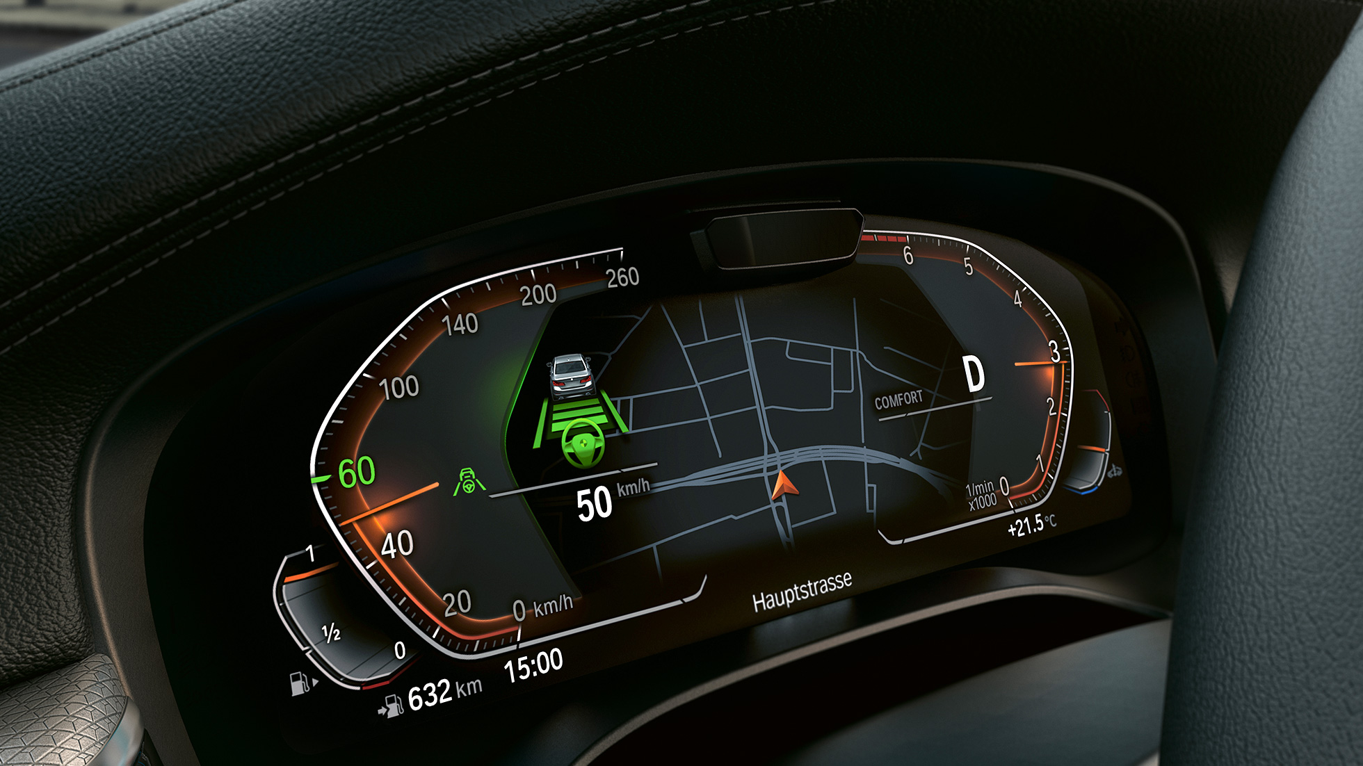 BMW Personal CoPilot BMW 5-serie Sedan G30 BMW Personal CoPilot BMW 5-serie Sedan G30 2020 kontroldisplay kabine