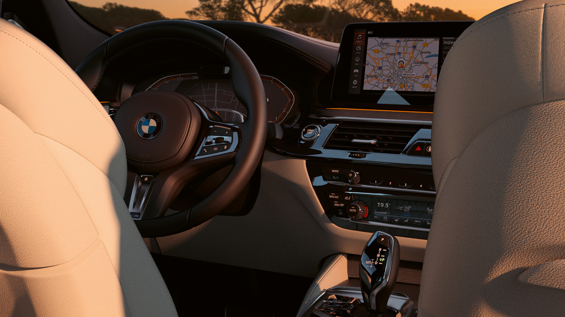 Cockpit BMW 6-serie Gran Turismo G32 2020 Cockpit BMW 6-serie Gran Turismo 640i xDrive G32 2020 interiør