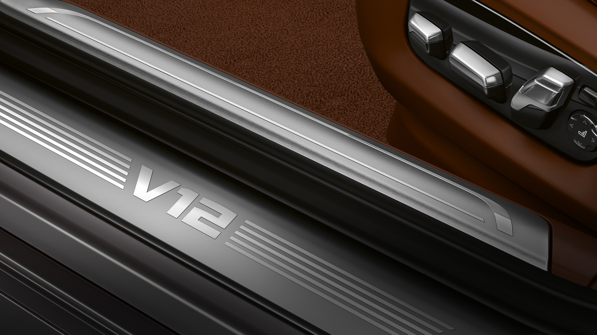 BMW V12-motor BMW M760Li xDrive: Nærbillede af V12-motor