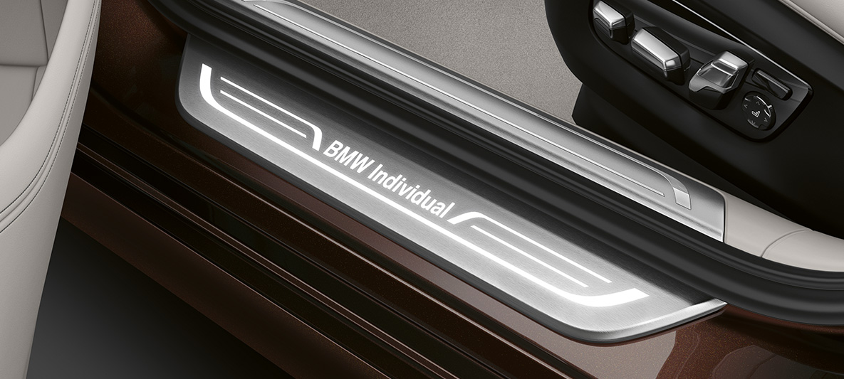 BMW Individual 7-serie Sedan indstigningsliste BMW 7-serie Sedan: Indstigningsliste med BMW Individual-påskrift