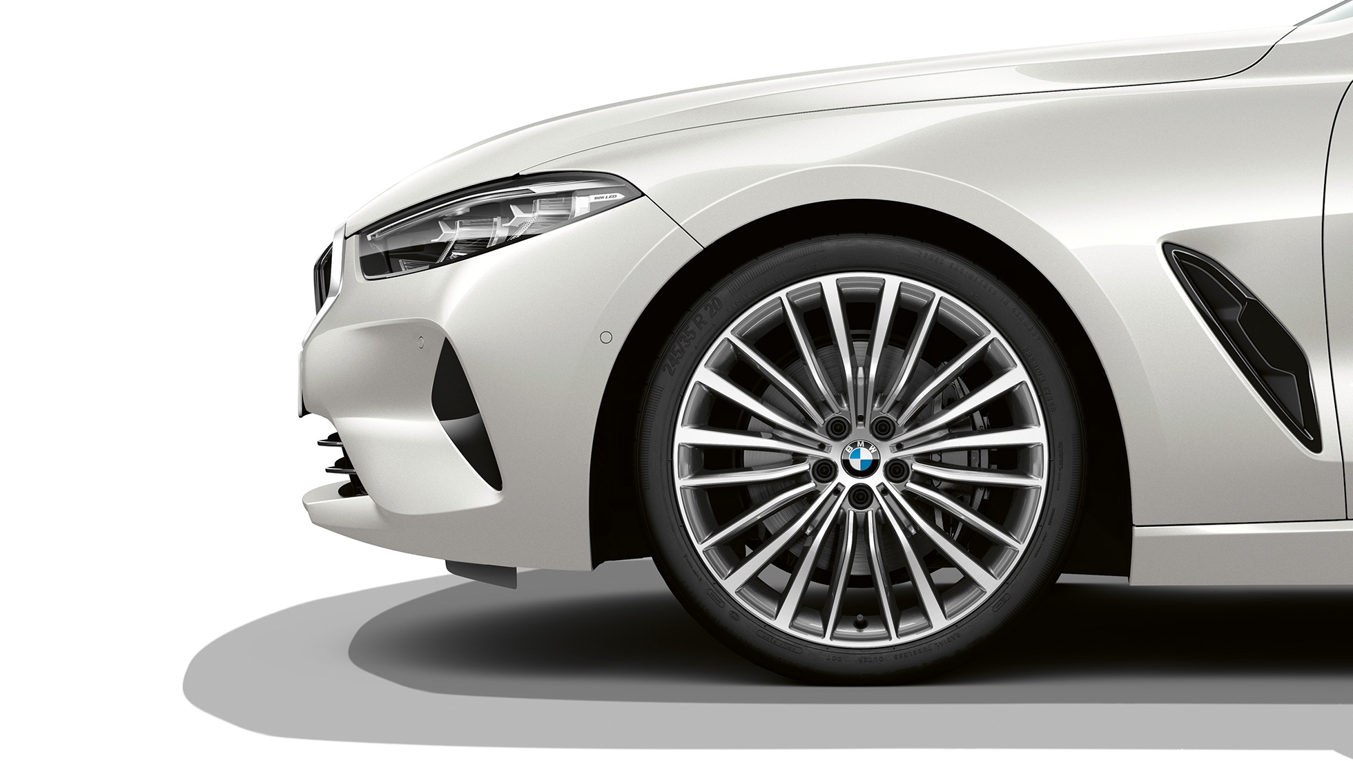 BMW 8-serie Coupé, 19"-letmetalfælge med multieger 731 Bicolor.