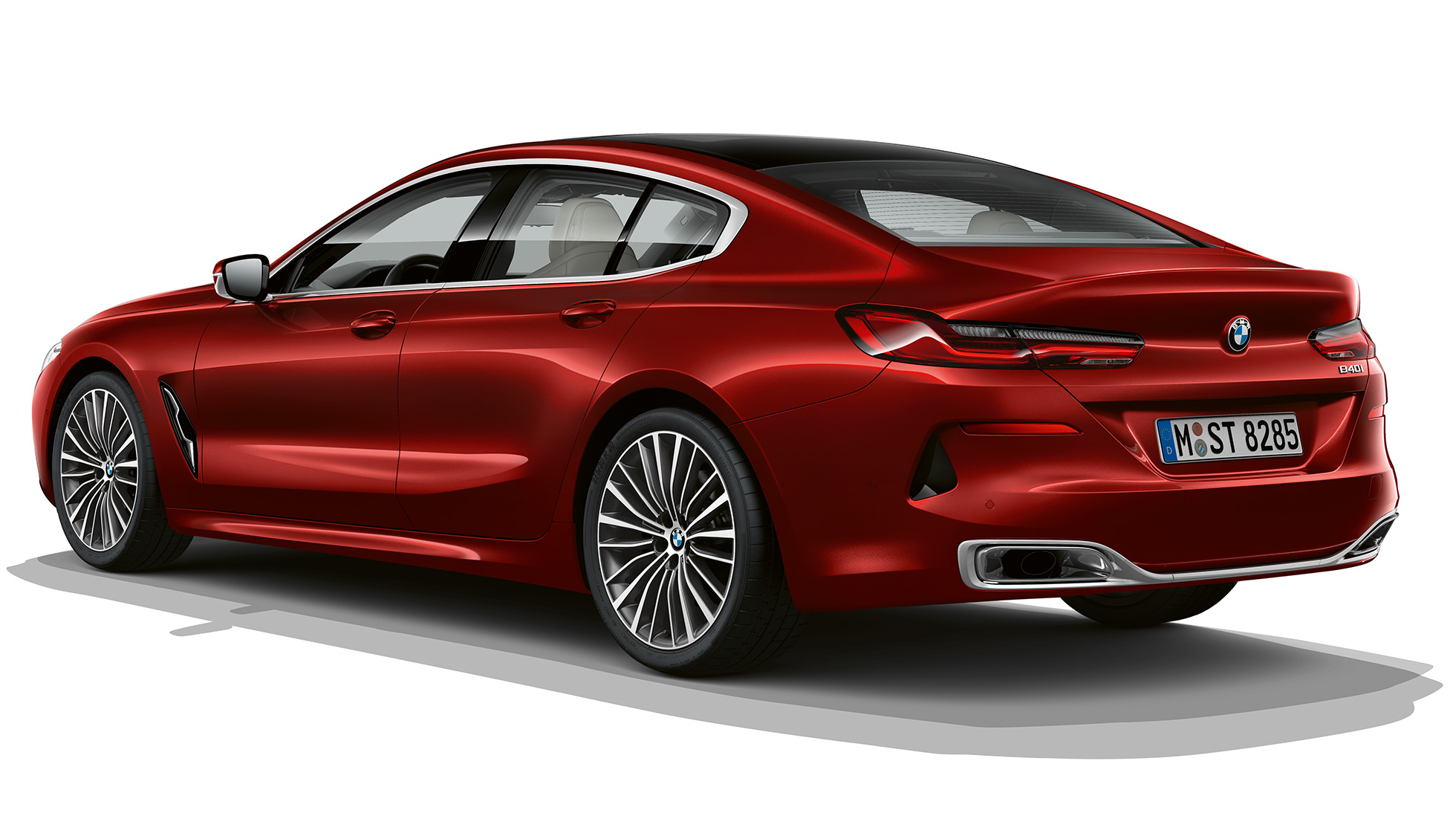 BMW 8-serie Gran Coupé, basismodel, set bagfra let drejet
