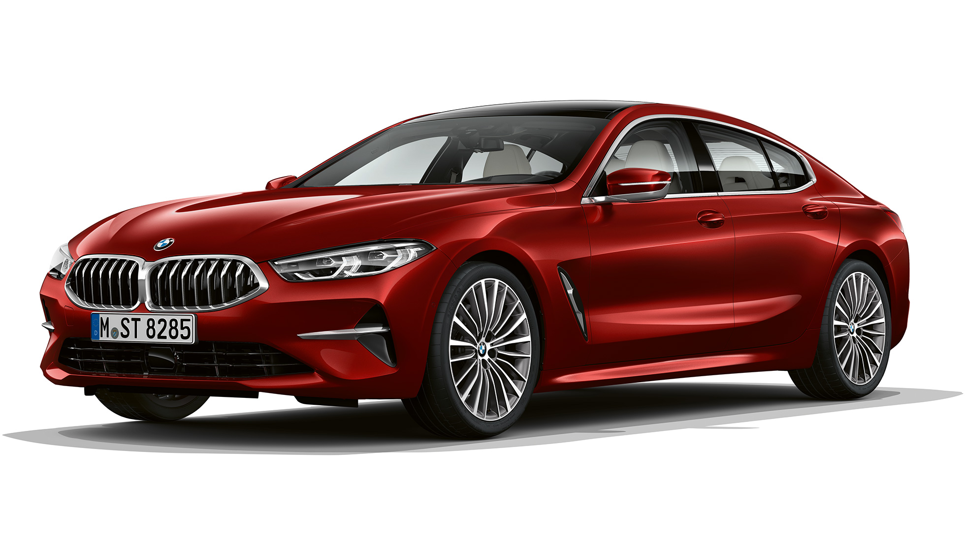 BMW 8-serie Gran Coupé, basismodel, set forfra let drejet