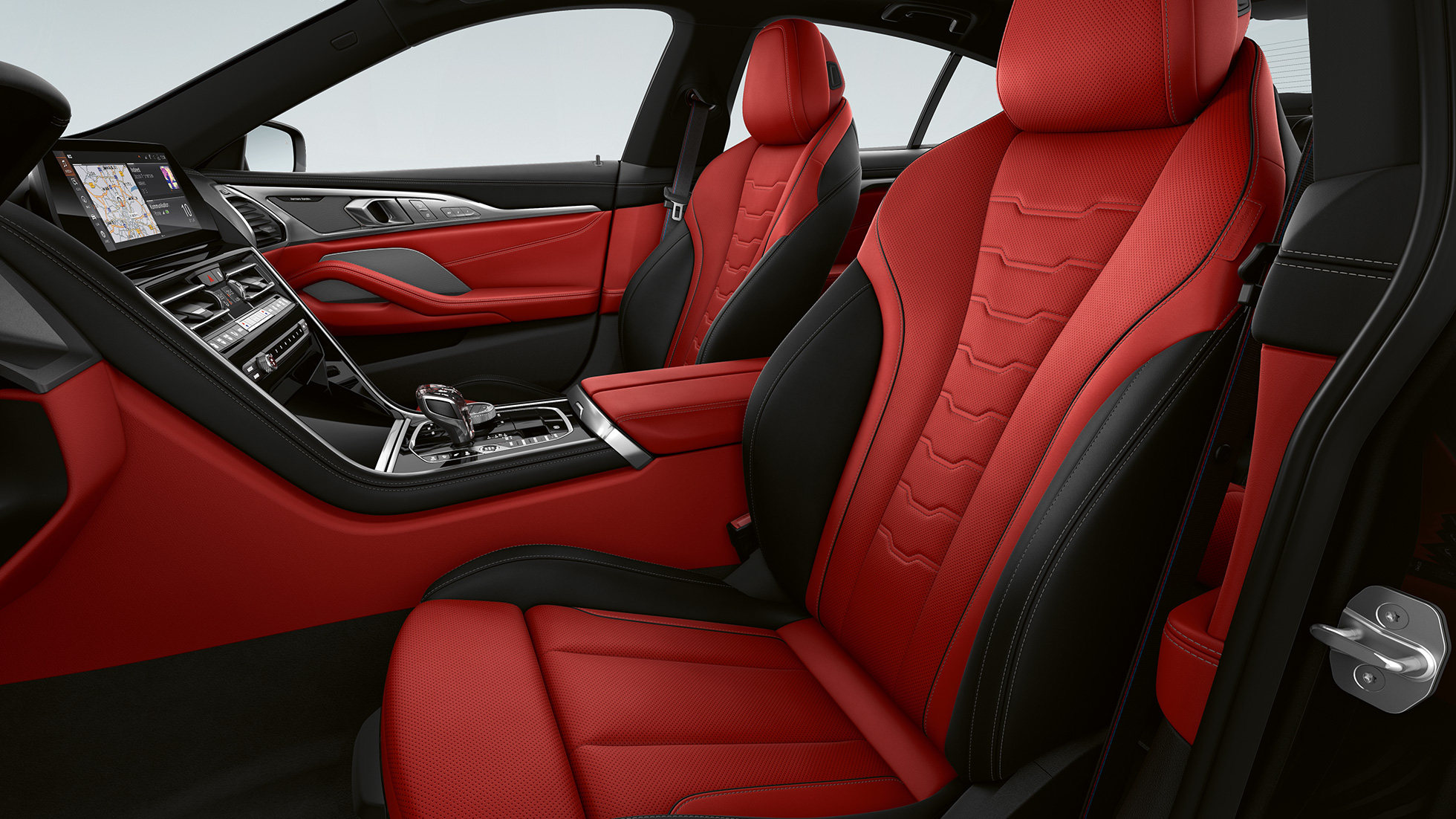 BMW 8-serie Gran Coupé, M Sportspakke interiørudstyr