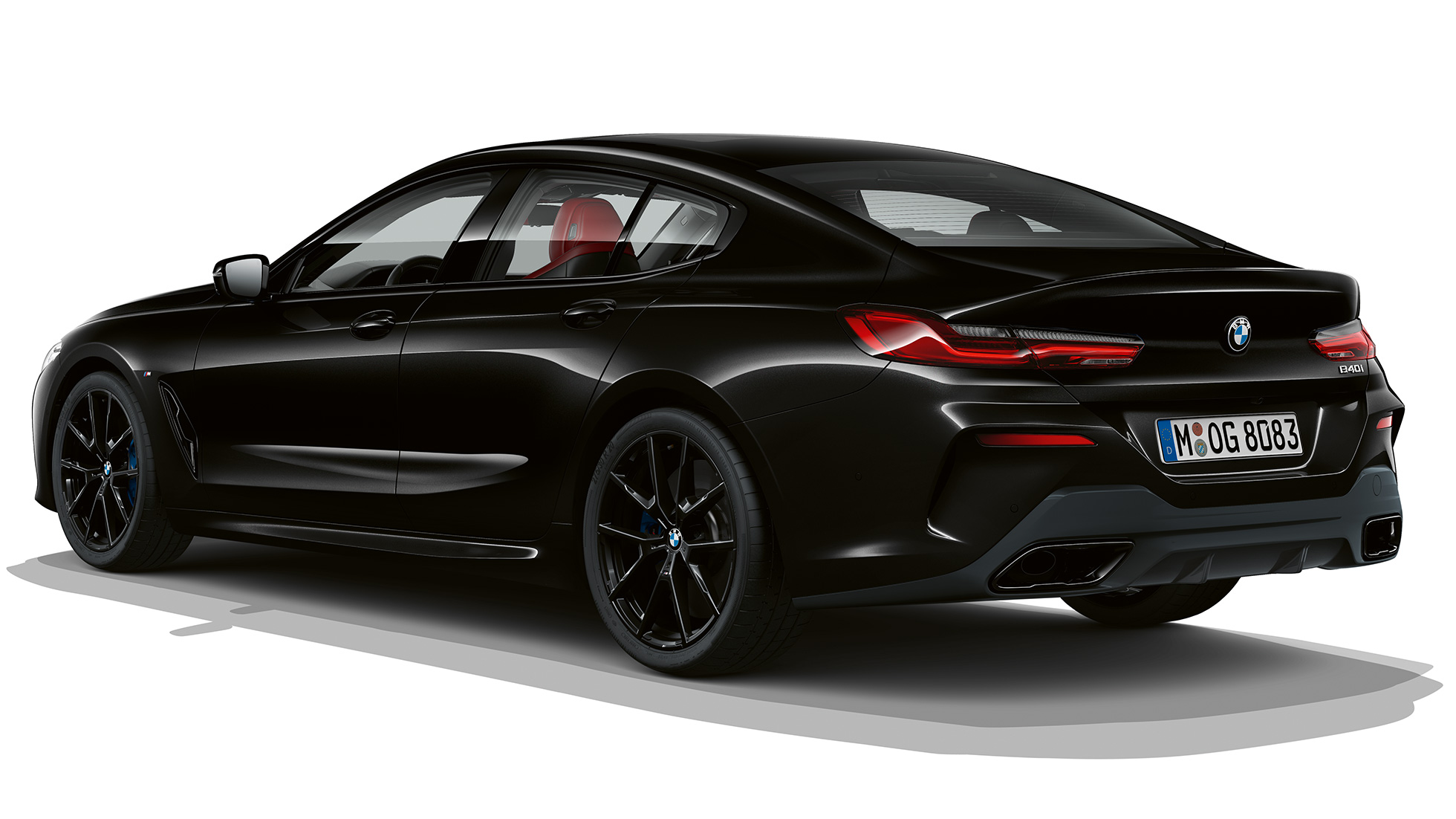 BMW 8-serie Gran Coupé, M Sportspakke, set bagfra let drejet