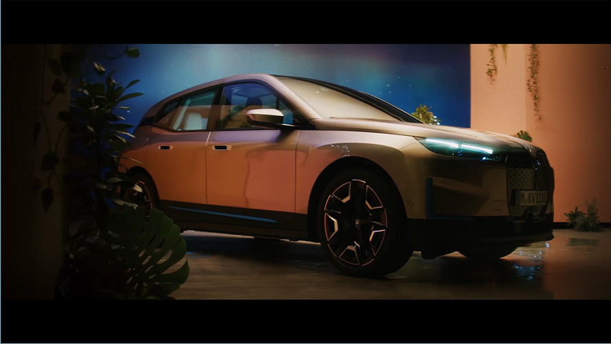 BMW iX i20 elektrisk SUV kabine video BMW iX i20 2021 elektrisk SUV kabine video