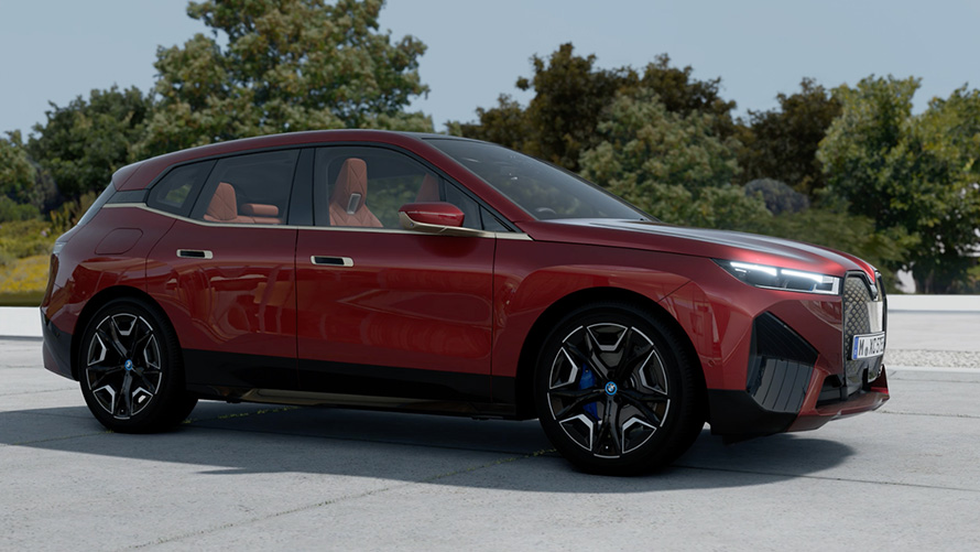 BMW iX i20 elektrisk SUV kabine video BMW iX i20 2021 elektrisk SUV kabine video