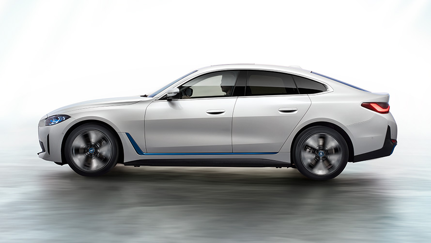 BMW i4 2021 G26 billede 3 BMW i4 2021 G26 purely electric Gran Coupé electric car Stage image 3