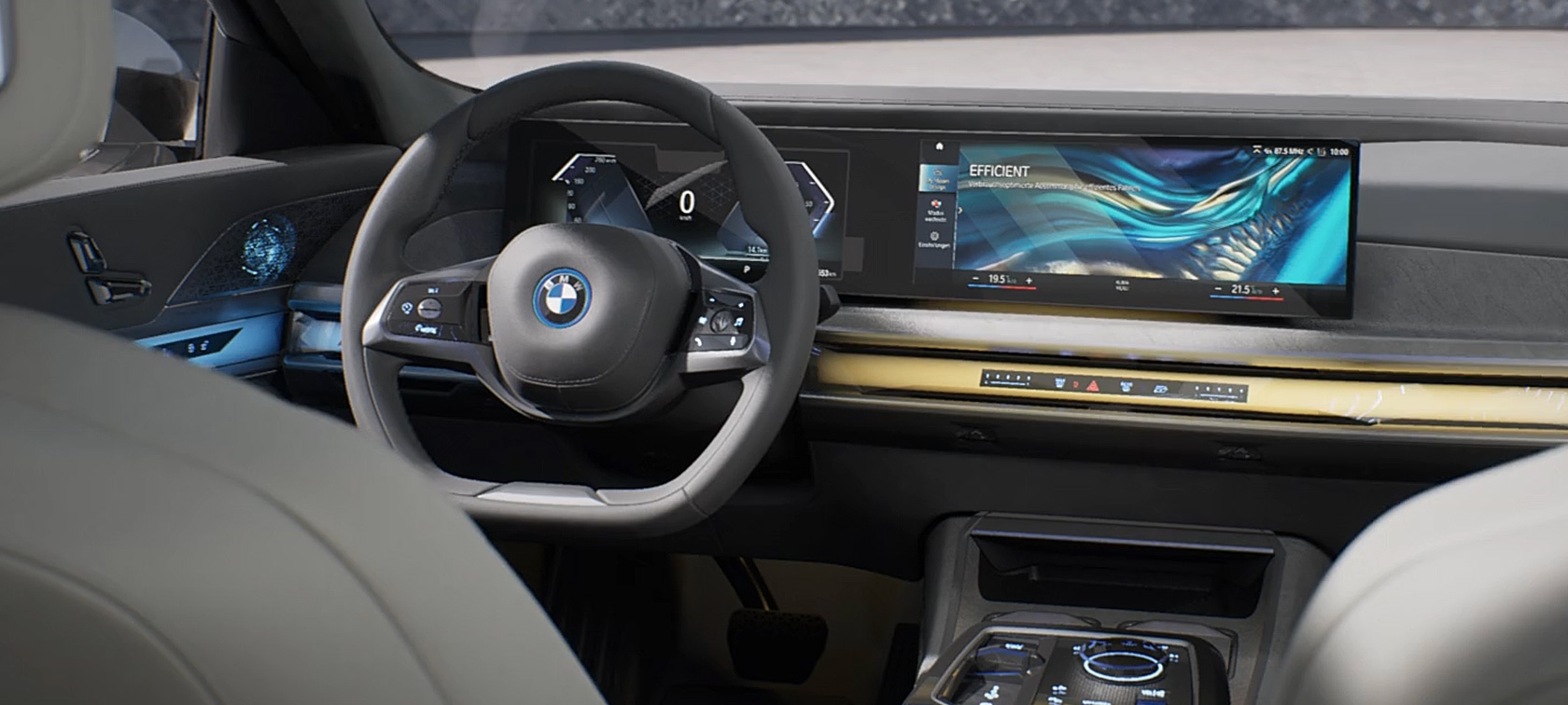 BMW i7 Sedan G70 indvendigt udstyr video BMW i7 Sedan G70 indvendigt udstyr design højdepunkter i video