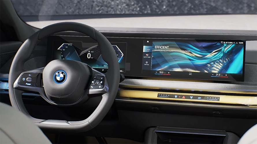 BMW i7 Sedan G70 Smart udstyr indvendigt video BMW i7 Sedan G70 Smart udstyr indvendigt i video