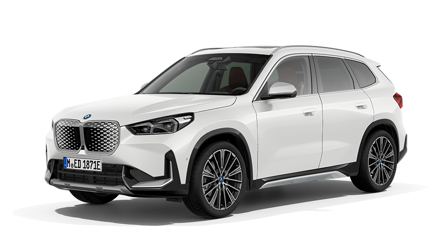 BMW X BMW iX1 U11 set fra siden let drejet BMW X BMW iX1 U11 set fra siden let drejet