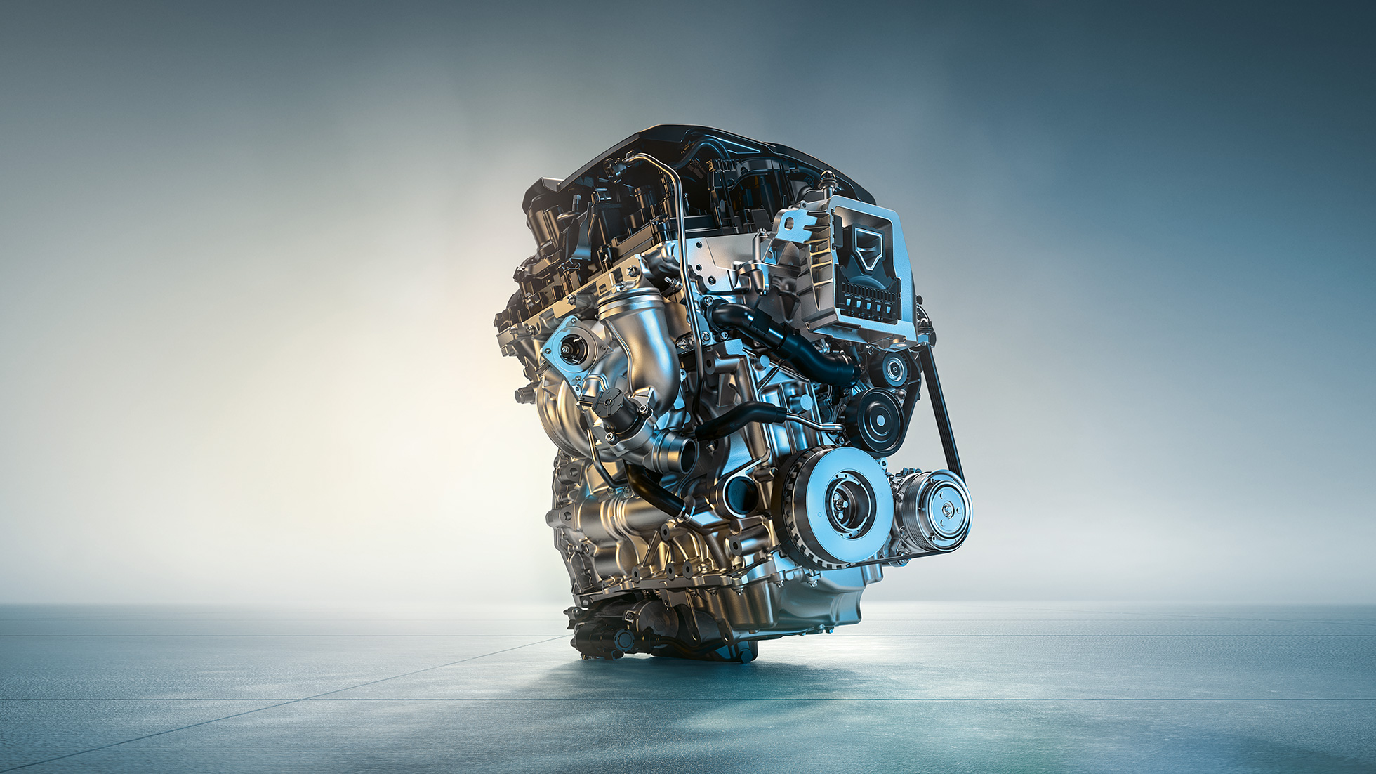 BMW M135i xDrive-motor. 4-cylindret M TwinPower Turbo-benzinmotor i BMW M135i xDrive med 306 hk (225 kW).