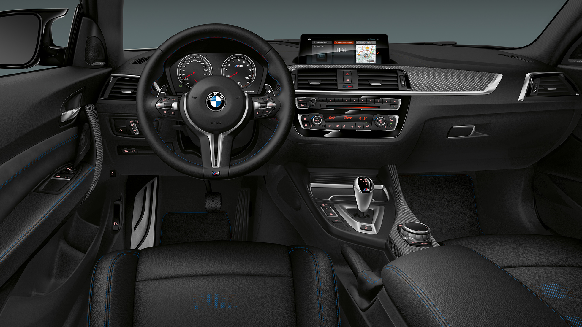 Cockpit BMW M2 Competition F87 Cockpit BMW M2 Competition F87 2018 Hockenheim Silver Metallic kabine