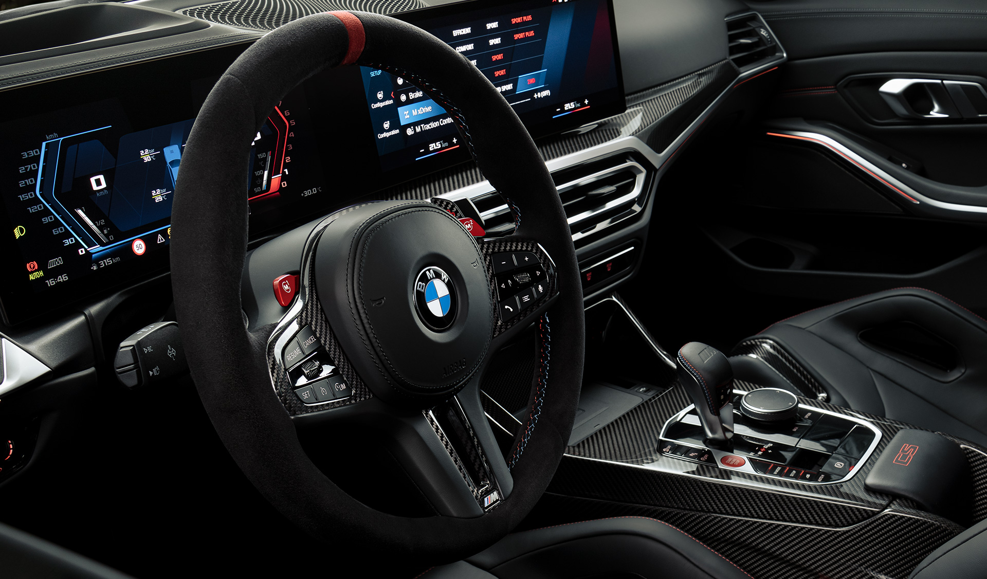 M læderrat i Alcantara, BMW M3 CS G80 BMW M3 CS G80 M læderrat i Alcantara