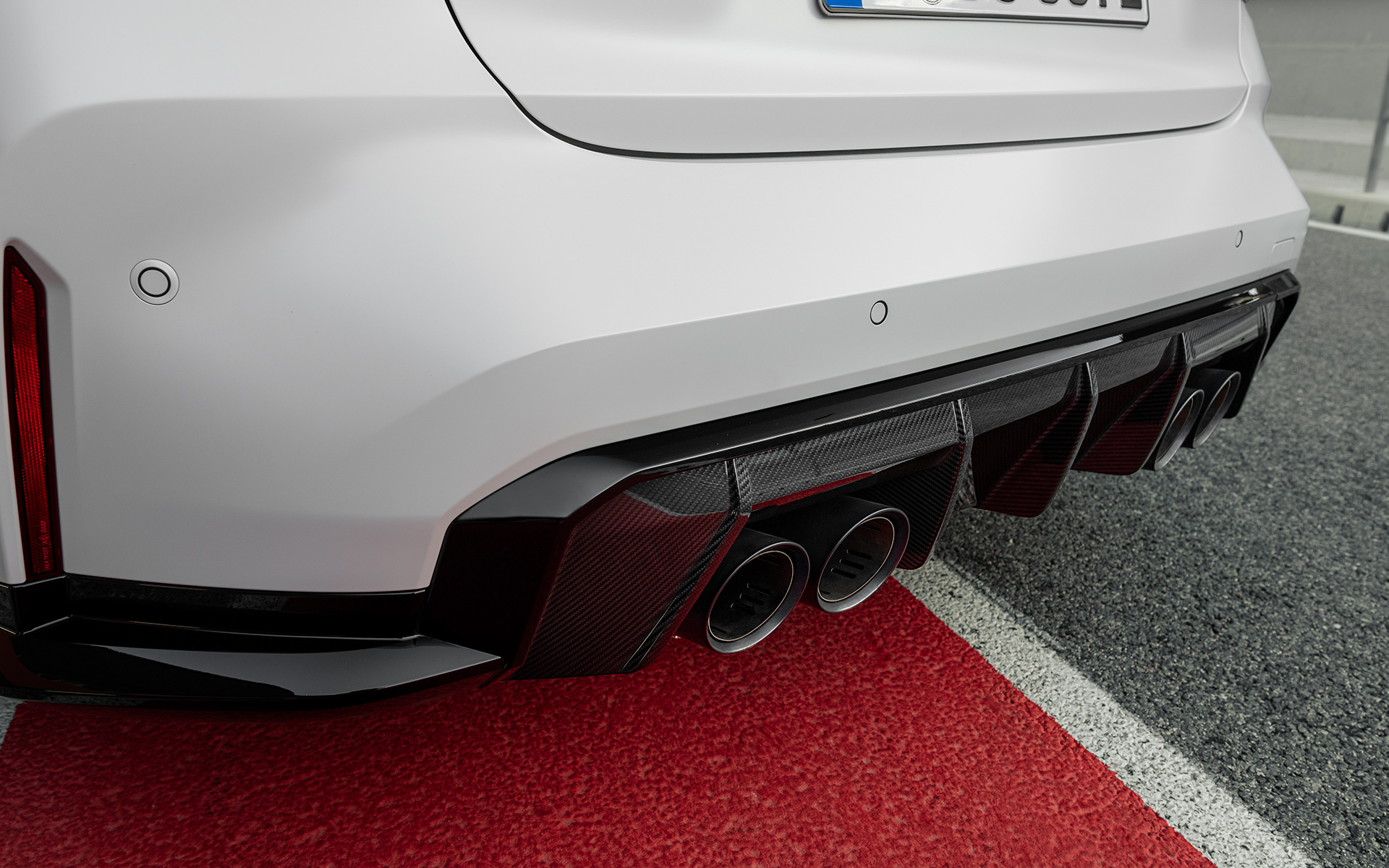 Bagerste M lyddæmper i titan, BMW M3 CS G80 BMW M3 CS G80 Bagerste M lyddæmper i titan