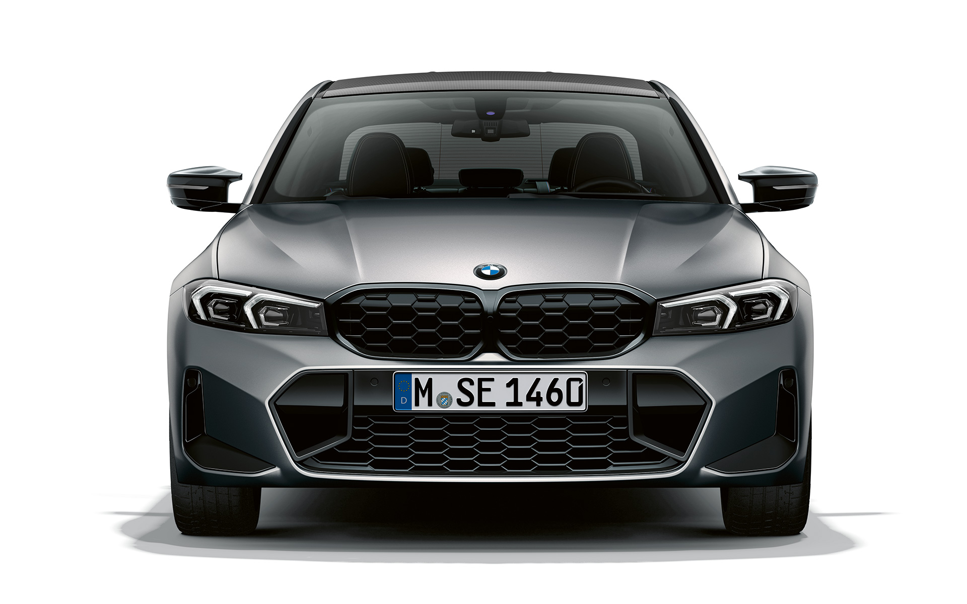 BMW nyre BMW M340i xDrive Sedan G20 set forfra BMW M340i xDrive Sedan G20 BMW Individual Frozen Pure Grey metallic set forfra med BMW nyre