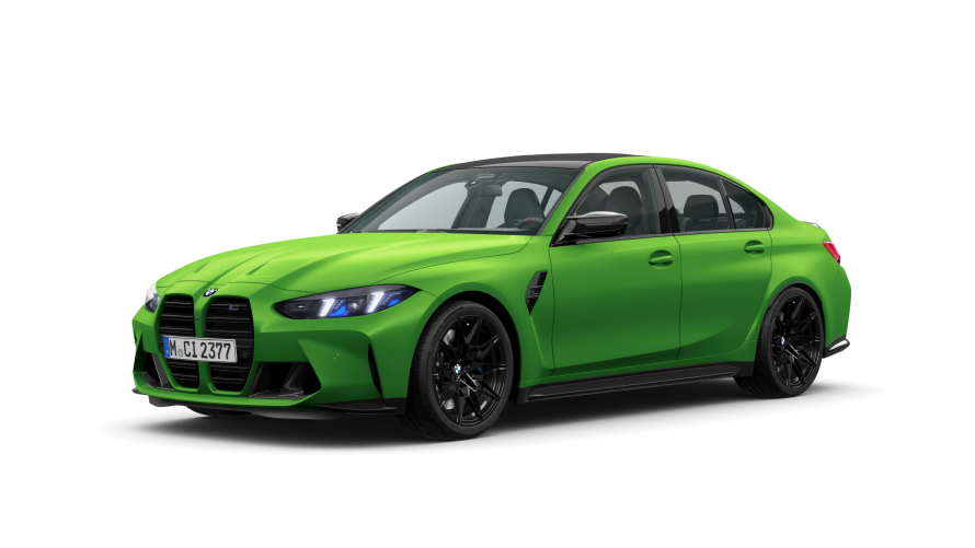 BMW M-modeller BMW M3 CS G80 set fra siden let drejet BMW M-modeller BMW M3 CS G80 set fra siden let drejet