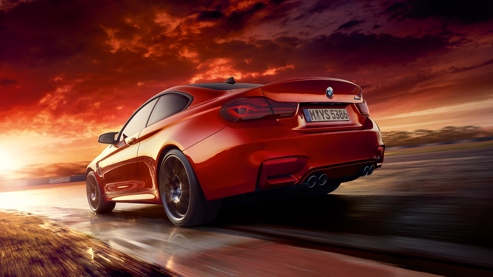 BMW M4 Coupé, set bagfra BMW M4 Coupé, design, set bagfra