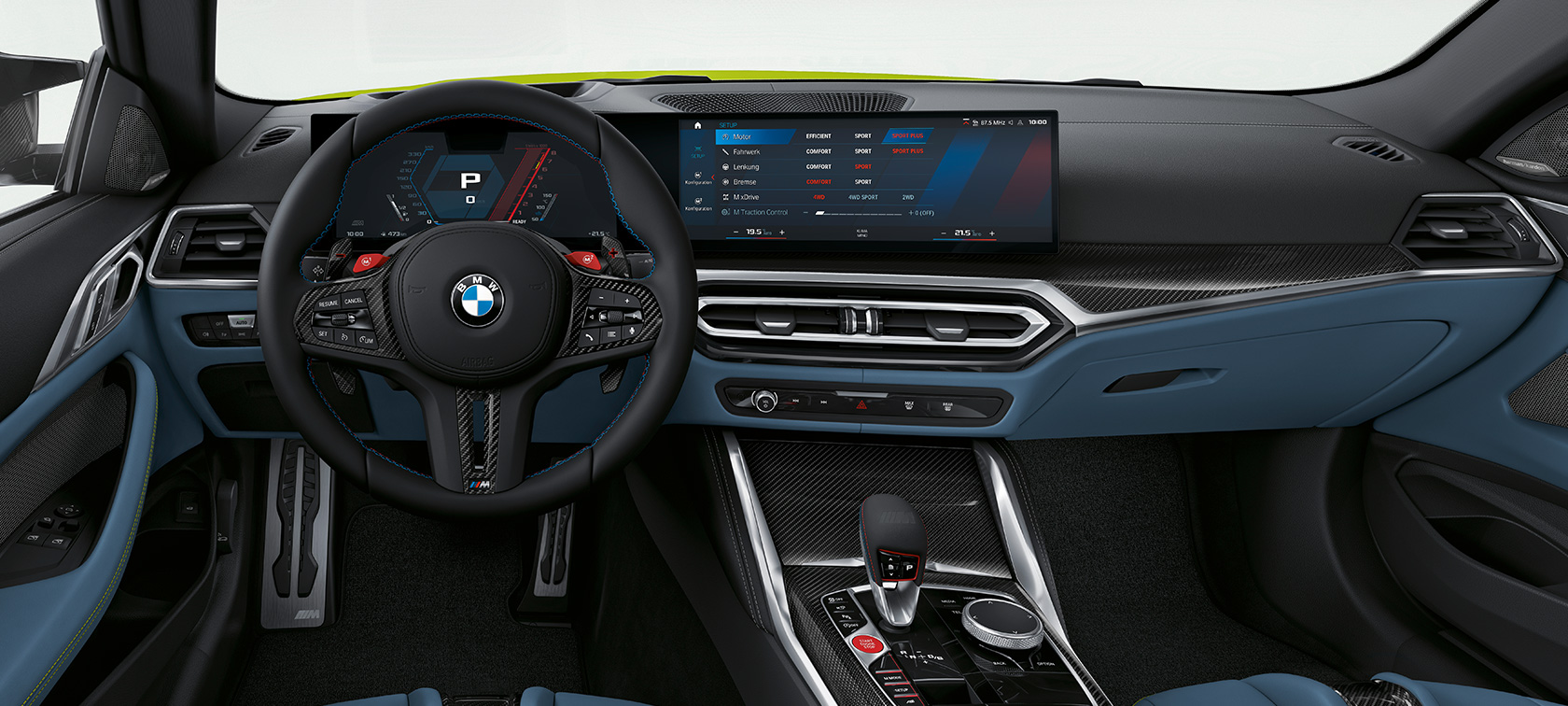 BMW M4 Coupé G82 2020 cockpit BMW M4 Coupé G82 2020 cockpit kabine