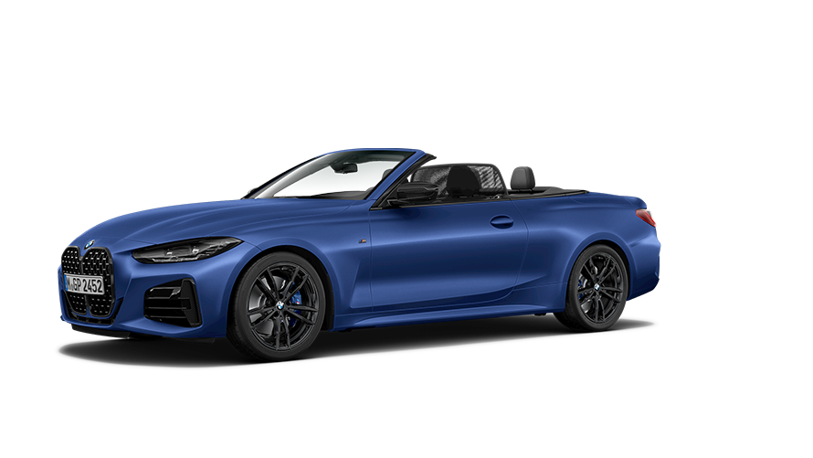 BMW M-modeller BMW M4 Cabriolet G83 set fra siden let drejet BMW M-modeller BMW M4 Cabriolet G83 set fra siden let drejet