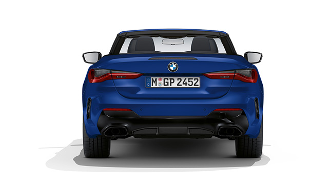 BMW M440i xDrive Cabriolet G23 2020 BMW Individual Frozen Portimao Blue metallic set bagfra 