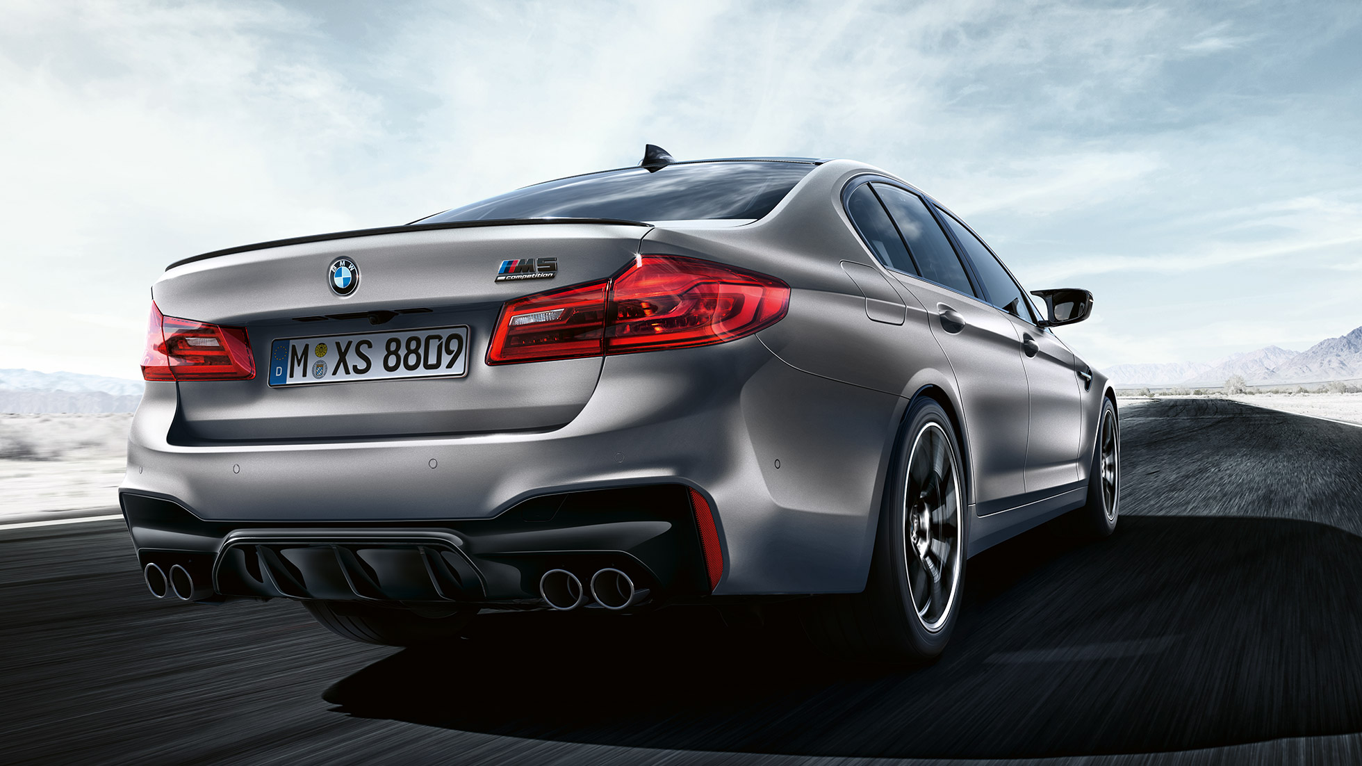 LED rear lights. BMW M5 Competition-design set bagfra let drejet.