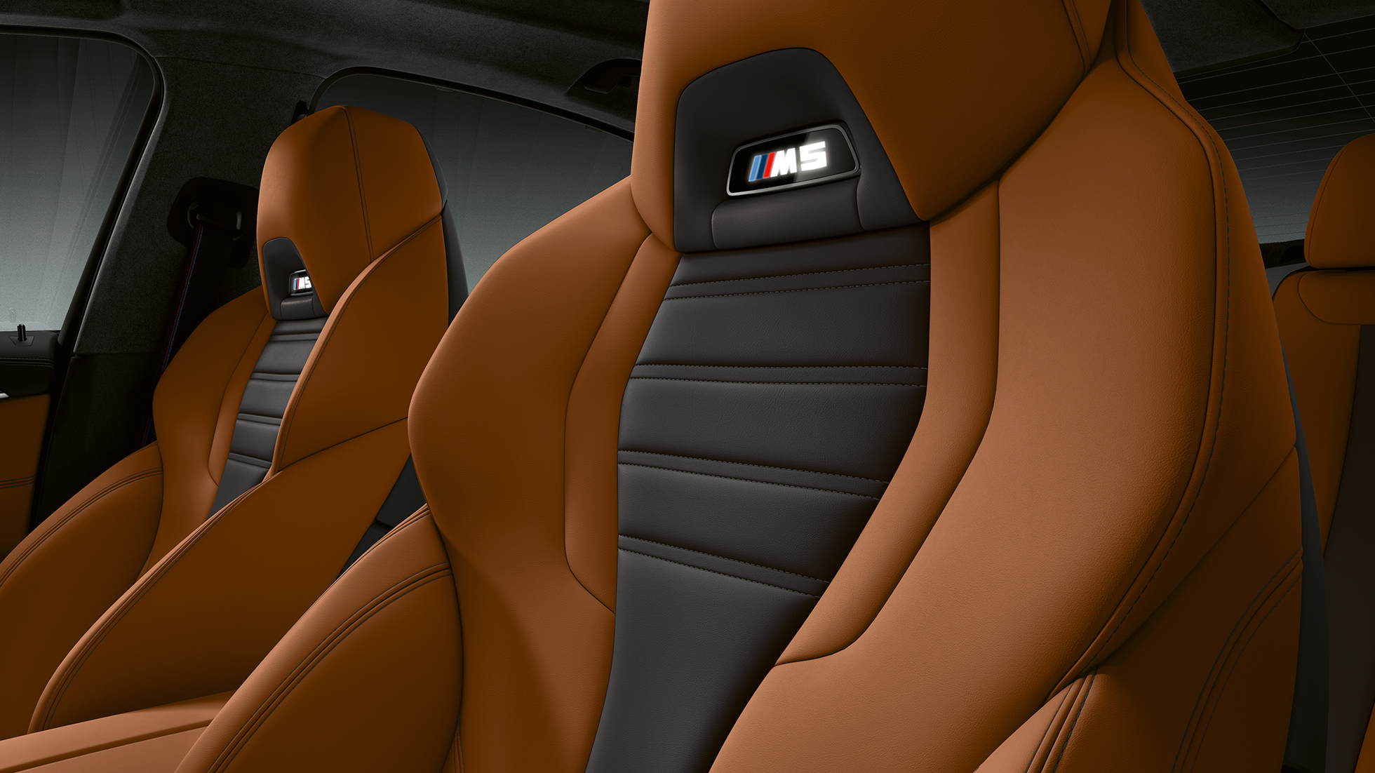 BMW nyre. BMW M5 Competition-nyredesign set forfra.