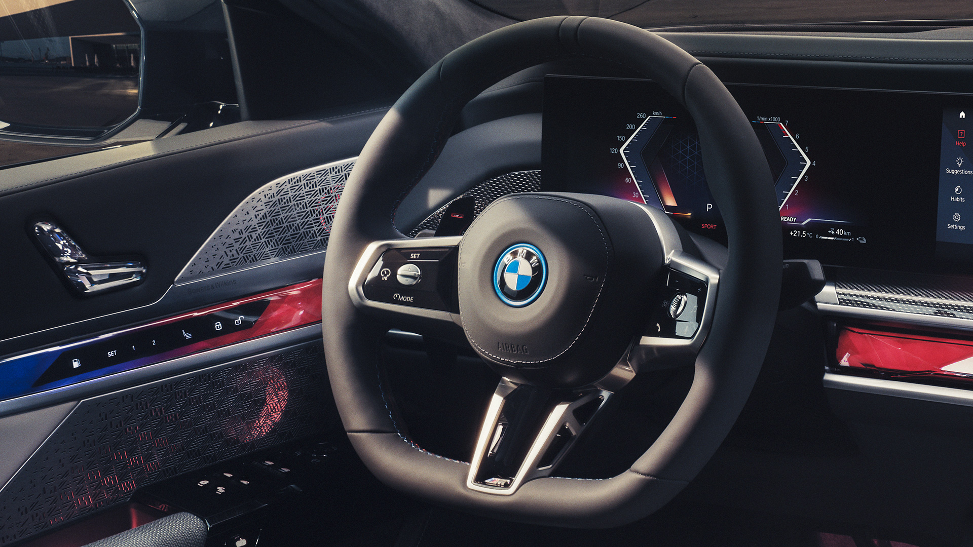 M læderrat BMW M760e xDrive Sedan G70 M læderrat BMW M760e xDrive Sedan G70