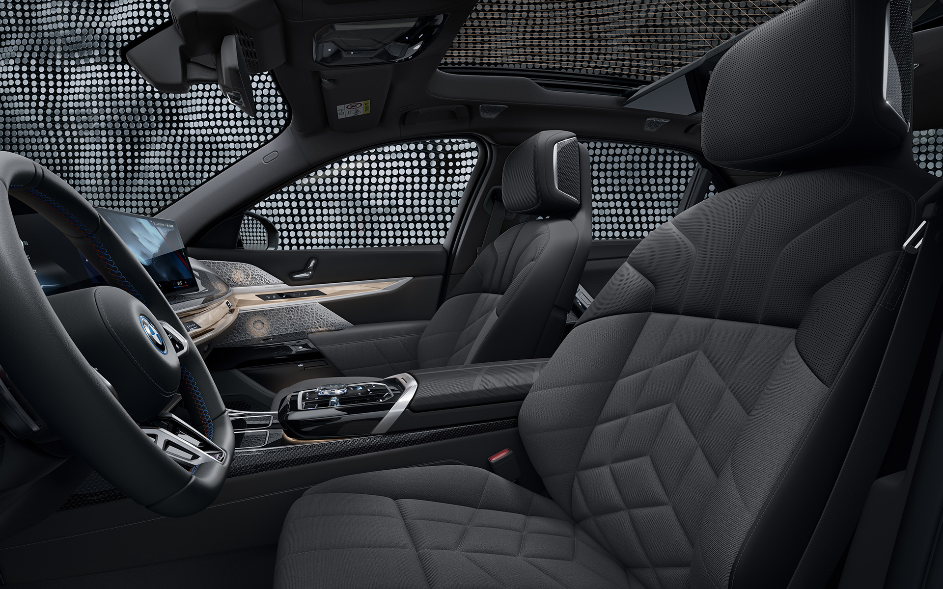 BMW i7 M70 xDrive Sedan G70 multifunktionssæder til fører og forsædepassager