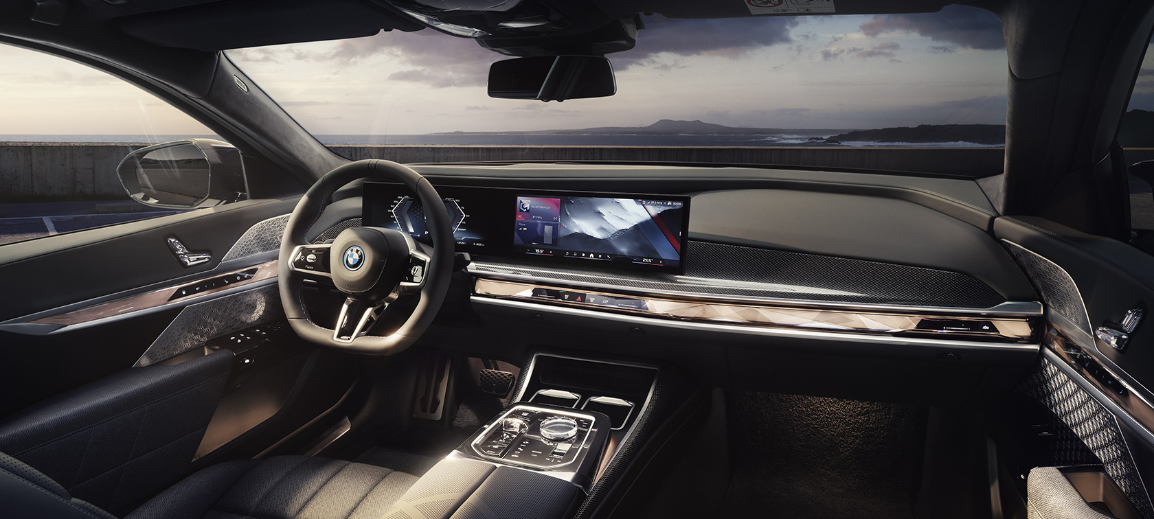 BMW i7 M70 xDrive Sedan G70 indvendigt