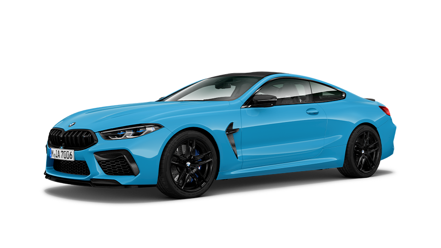 BMW M-modeller BMW M8 Coupé F90 set fra siden let drejet BMW M-modeller BMW M8 Coupé F90 set fra siden let drejet