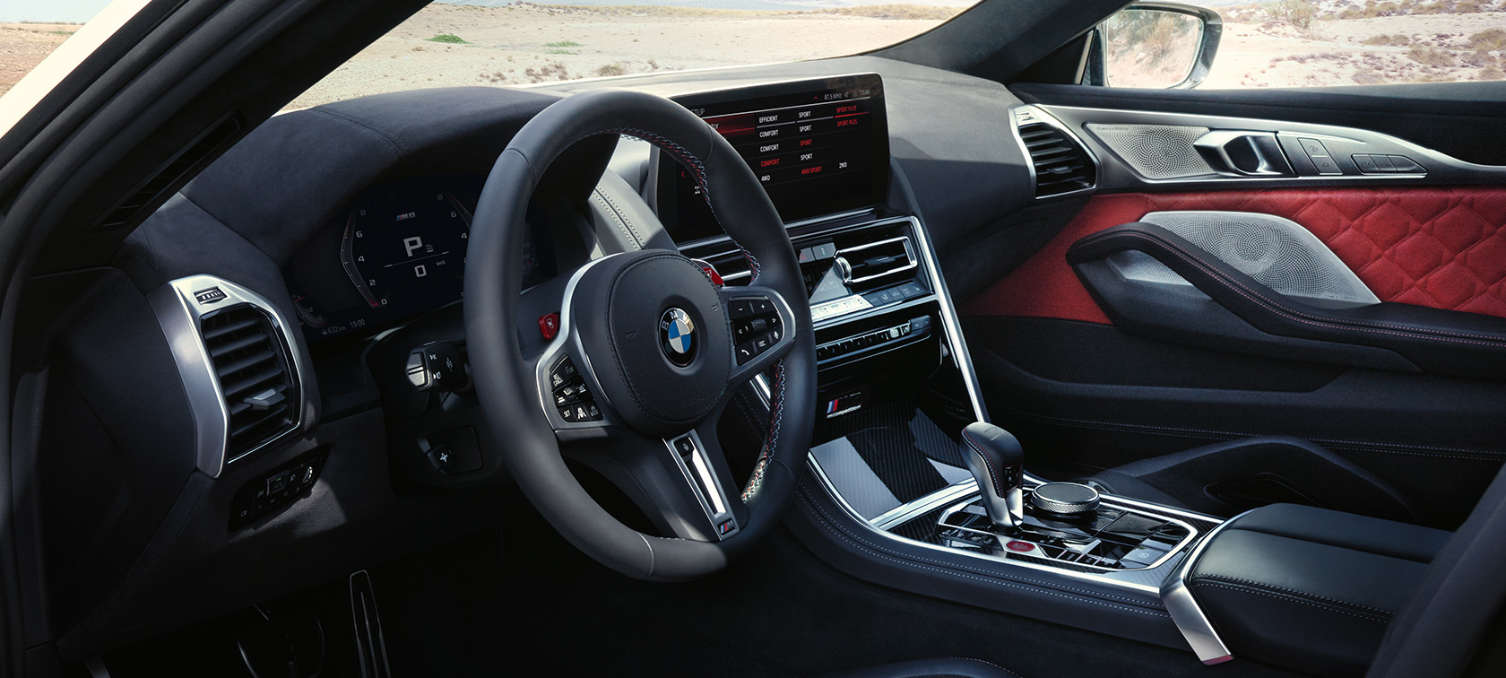 Cockpit BMW M8 Competition Gran Coupé F93 LCI Facelift 2022 BMW M8 Competition Gran Coupé F93 LCI Facelift 2022 kabine cockpit