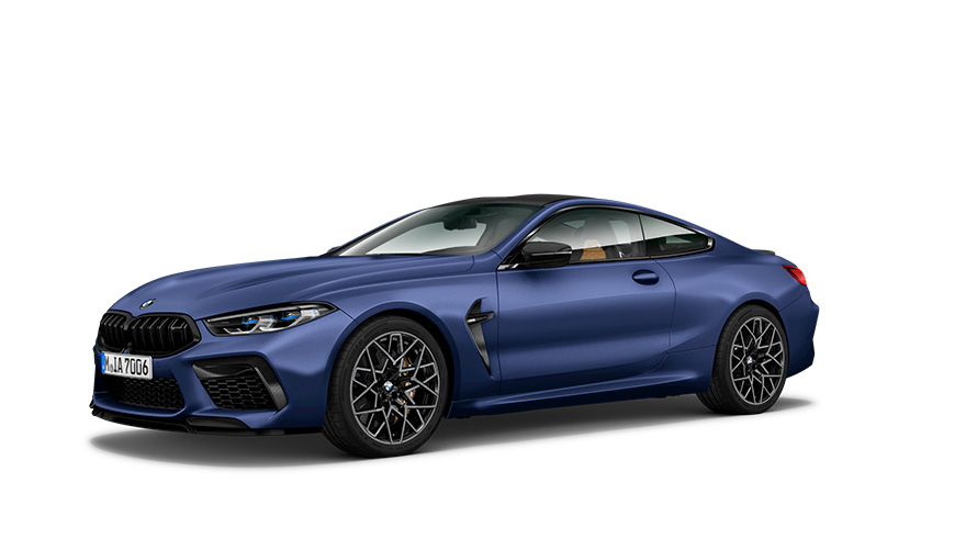 BMW M-modeller BMW M8 Coupé F90 set fra siden let drejet BMW M-modeller BMW M8 Coupé F90 set fra siden let drejet