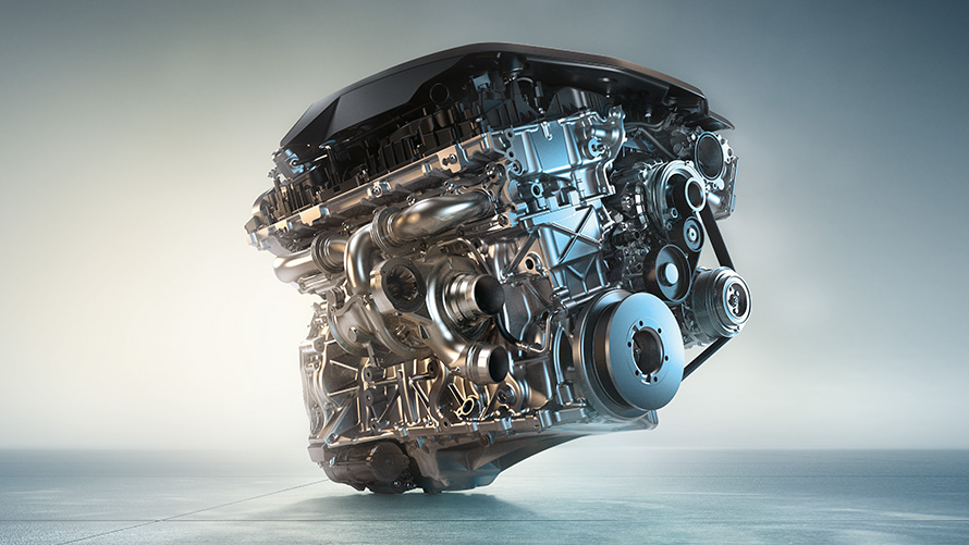 BMW X4 M40i, 6-cylindret M TwinPower Turbo-benzinrækkemotor. BMW X4 M40i, 6-cylindret M TwinPower Turbo-benzinrækkemotor.