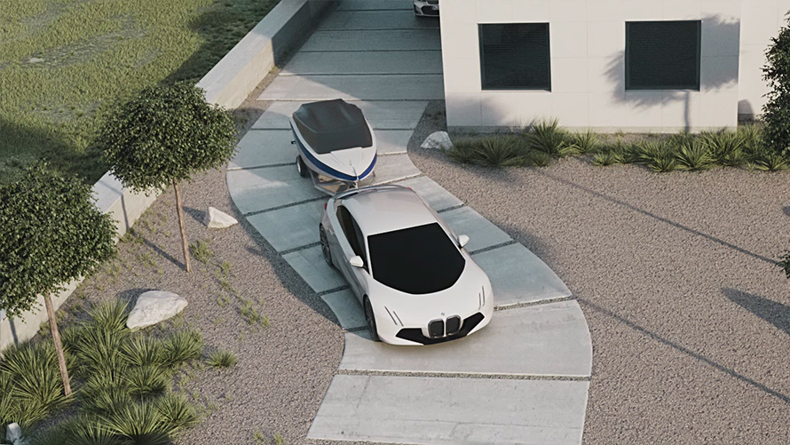 BMW X6 M Competition F96, anhængerassistent BMW X6 M Competition F96 2023, anhængerassistent