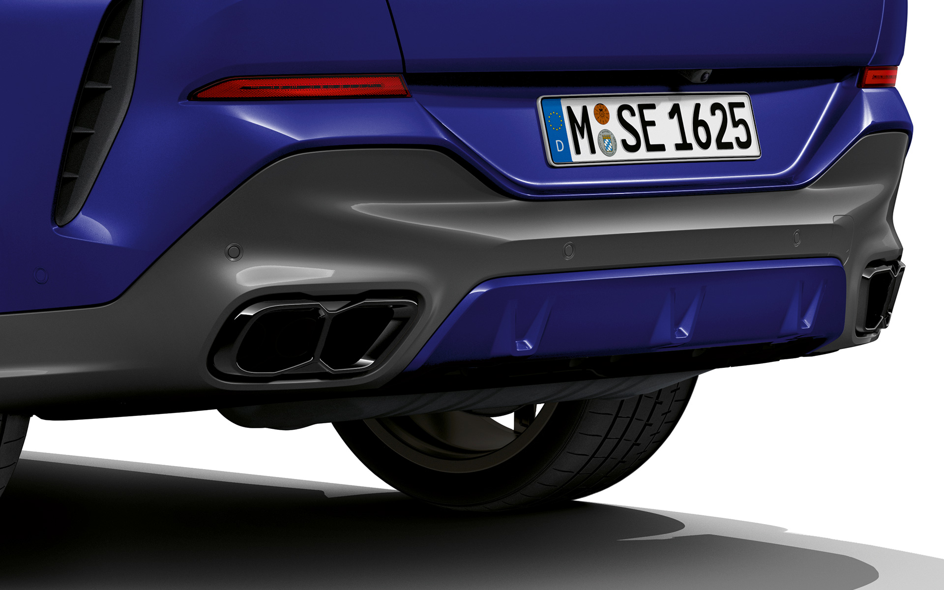 BMW X6 M60i xDrive G06 MP Udstødningssystem BMW X6 M60i xDrive G06 MP Udstødningssystem, nærbillede