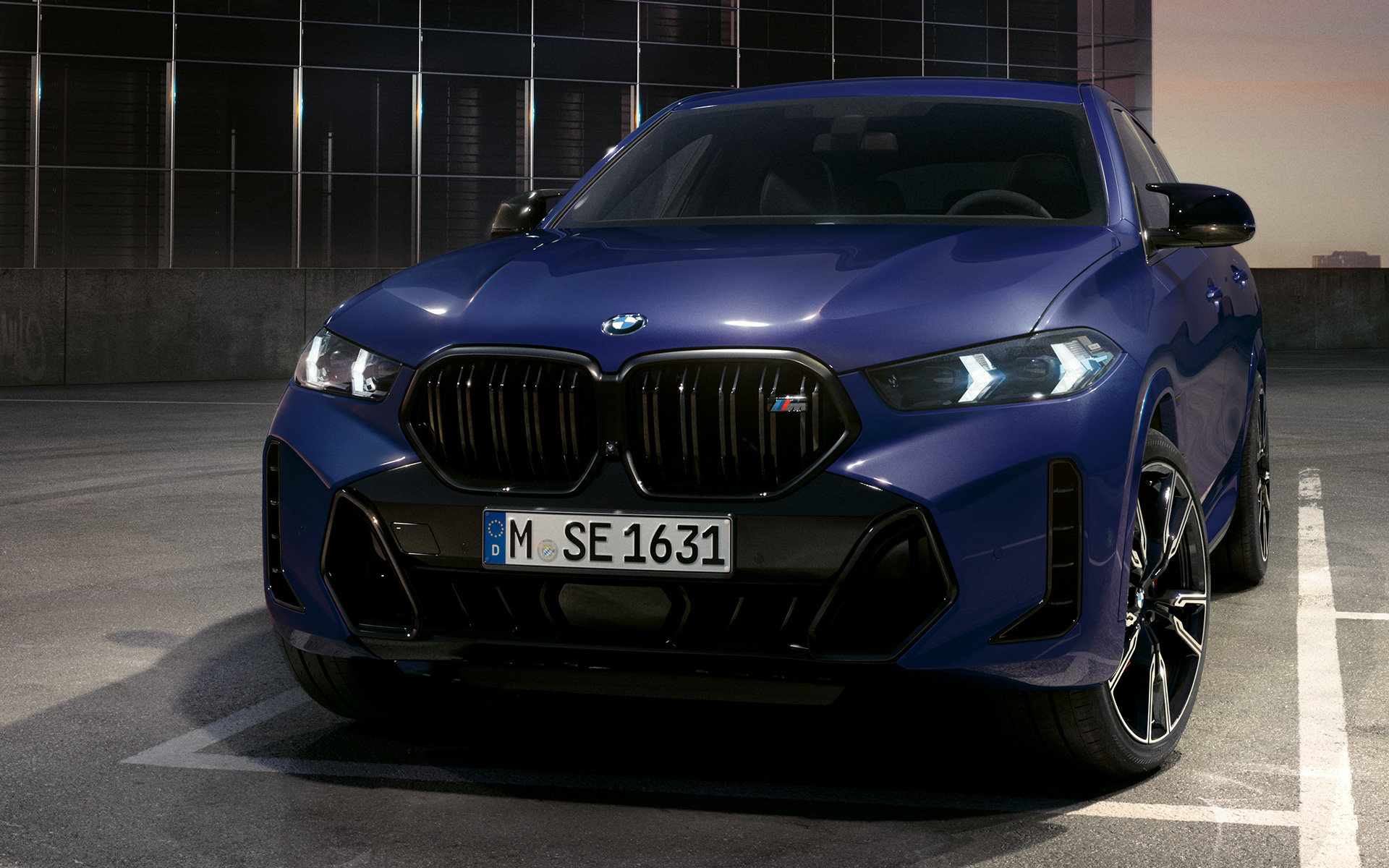 BMW X6 M60i xDrive G06 MP Forlygte BMW X6 M60i xDrive G06 MP Forlygte, nærbillede