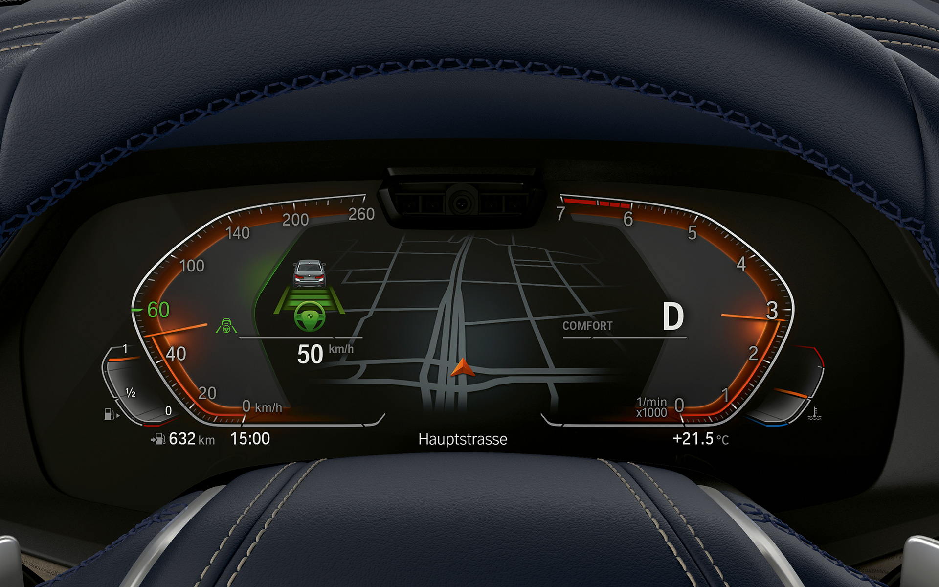 BMW X7 M50i M50d G07 2019 instrumentkombination nærbillede BMW X7 M50i M50d G07 2019 instrumentkombination nærbillede