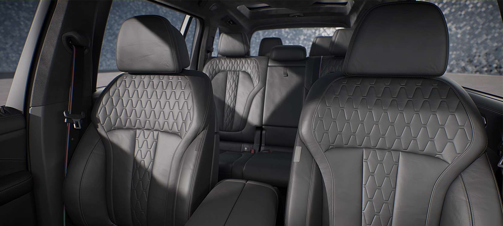 BMW X7 M60i xDrive G07 LCI interiørdesign i video BMW X7 M60i xDrive G07 LCI interiørdesign i video