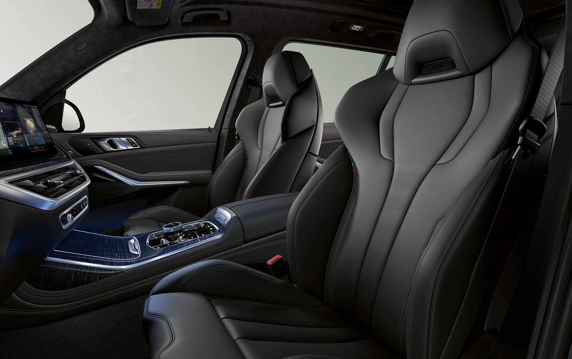 BMW X7 M60i xDrive G07 LCI M multifunktionssæde indvendigt udstyr BMW X7 M60i xDrive G07 LCI M multifunktionssæde
