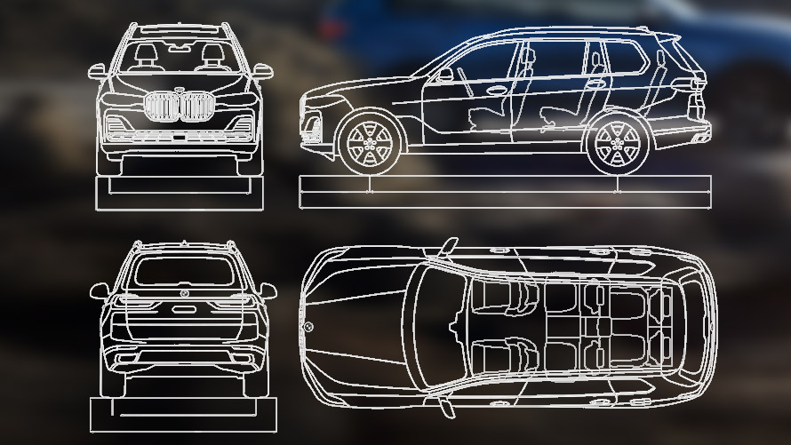 BMW X7 M60i xDrive G07 LCI teknisk dataoversigt BMW X7 M60i xDrive G07 LCI teknisk dataoversigt
