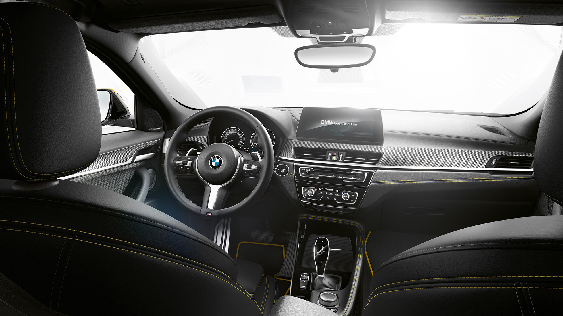 Læderrat BMW X2 F39 Læderrat BMW X2 2018 F39 indvendigt udstyr