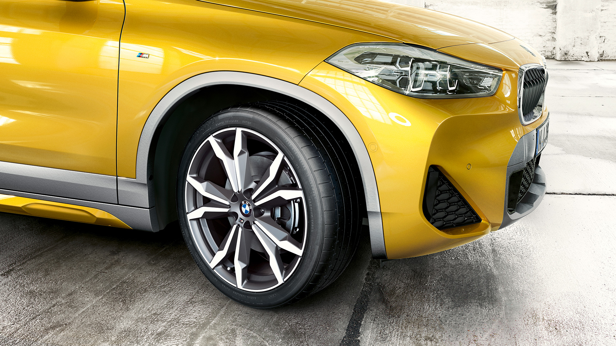 Letmetalfælge BMW X2 2017 F39 BMW X2 2018 F39 Galvanic Gold metallic letmetalfælge