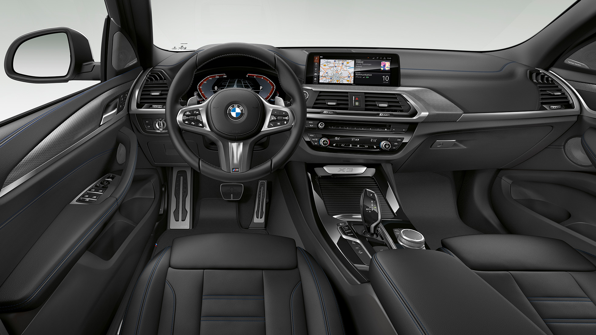 BMW X3 M40i, Model M Sport, indvendigt udstyr BMW X3 M40i, Model M Sport, indvendigt udstyr
