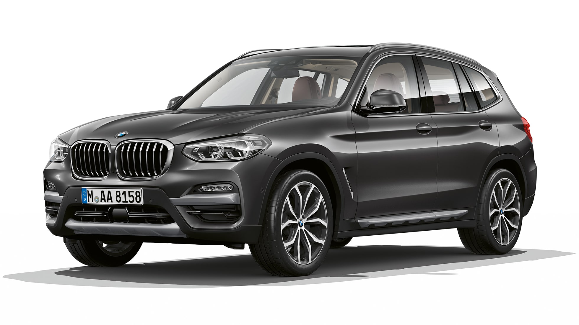 BMW X3 M40i, Model xLine, trekvartbillede bagfra BMW X3 M40i, Model xLine, trekvartbillede bagfra